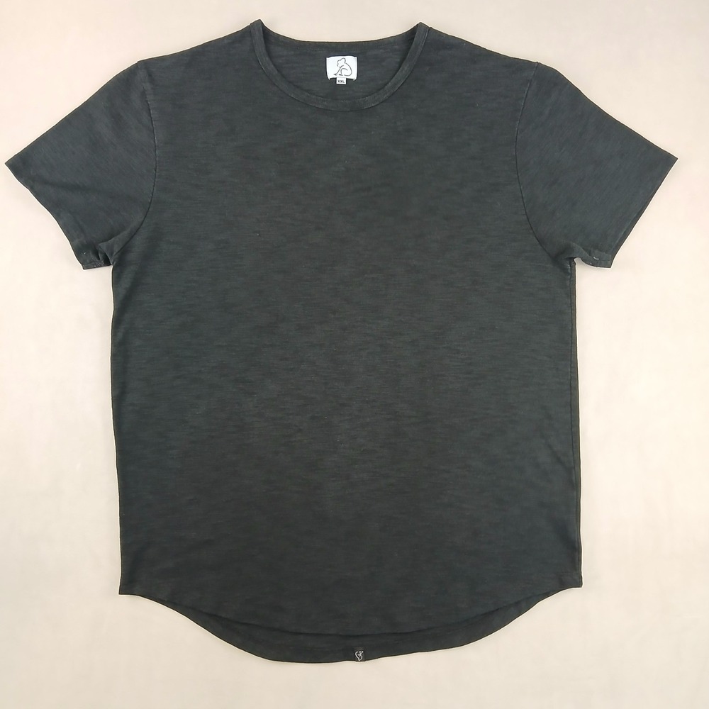 Kuwalla‎ Tee Easy Scoop XXL Mens T Shirt Black 23x29